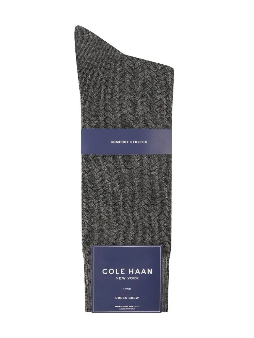 Men's Cole Haan 1-Pack Textured Dress Crew Socks